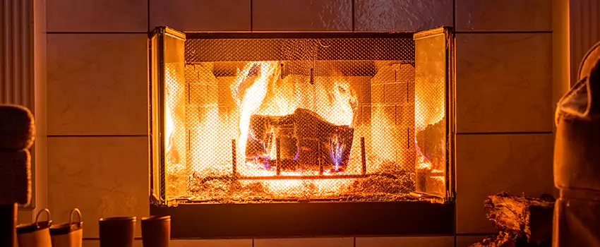 Mendota Hearth Landscape Fireplace Installation in Wadsworth, Ohio