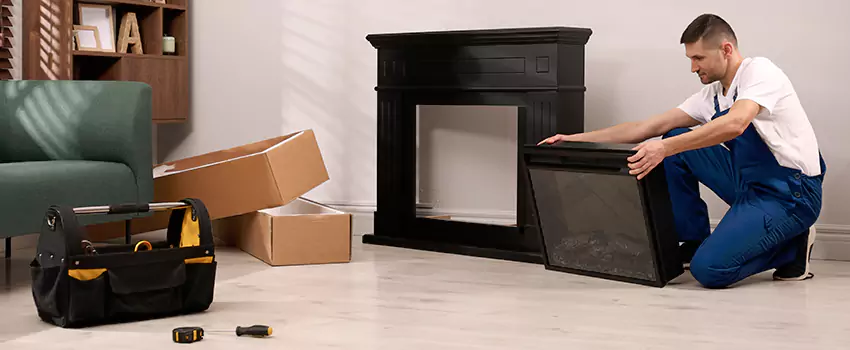 Old Rusted Metal Fireplace Repair And Replacement in Wadsworth, OH